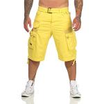 Bermudas Geographical Norway jaunes Taille XL look fashion pour homme 