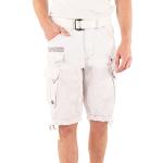 Bermudas Geographical Norway blancs en coton à motif ville Taille XL look fashion pour homme 