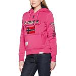 Sweats Geographical Norway roses à capuche Taille L look fashion pour femme 
