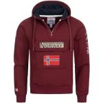Pulls Geographical Norway rouge bordeaux Taille M look fashion pour homme 