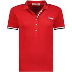 T-shirts Geographical Norway rouges à manches courtes Taille M classiques pour femme 