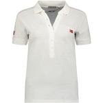 T-shirts Geographical Norway blancs à manches courtes Taille L classiques pour femme 