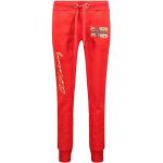 Joggings Geographical Norway rouges Taille M look casual pour femme 