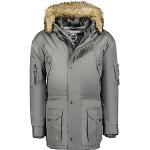 Parkas Geographical Norway grises Taille L look fashion pour homme 