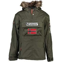 Geographical Norway - Parka Homme Boomerang Kaki-Taille - L