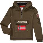 Sweatshirts Geographical Norway kaki enfant en promo 
