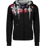 Sweats Geographical Norway noirs Taille 3 XL pour homme en promo 