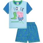 Pyjamas bleus Peppa Pig lavable en machine look fashion pour garçon de la boutique en ligne Amazon.fr 
