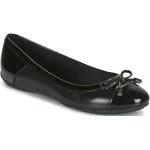 Chaussures casual Geox Charlene noires en cuir Pointure 40 avec un talon jusqu'à 3cm look casual pour femme en promo 