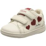 Chaussures Geox Flick blanches en cuir Pointure 20 look fashion pour fille 