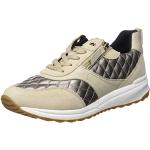 Geox Femme D Airell A Sneakers, Sand/Lt Taupe, 36 EU