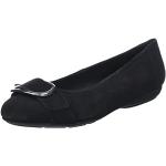 Chaussures casual Geox Annytah noires en daim Pointure 41 look casual pour femme en promo 
