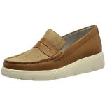 Chaussures casual Geox camel en cuir Pointure 39,5 look casual pour femme 