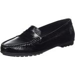 Chaussures casual Geox noires en cuir Pointure 38 look casual pour femme en promo 