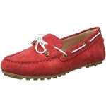 Chaussures d'automne Geox rouges en cuir en cuir Pointure 38 look fashion pour femme 