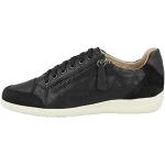 Chaussures de sport Geox Myria noires en fil filet Pointure 37 look fashion pour femme en promo 