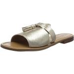 Sandales plates Geox dorées respirantes Pointure 35 look fashion pour femme en promo 