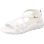 Sandales de mariage Geox blanches en cuir en cuir Pointure 36 look fashion pour fille 
