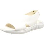 Sandales Geox blanches en caoutchouc Pointure 39 look fashion pour femme en promo 