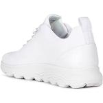 Chaussures de sport Geox blanches Pointure 37 look fashion pour femme en promo 