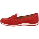 Chaussures d'automne Geox Vega rouges respirantes Pointure 36 look fashion pour femme en promo 