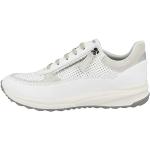 Geox Femme D Airell A Sneakers, White/Off White, 36 EU