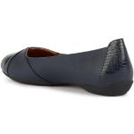 Chaussures casual Geox Charlene bleu marine en cuir Pointure 42 look casual pour femme 