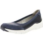 Chaussures casual Geox Sukie bleues en cuir Pointure 40 look casual pour fille 