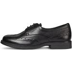 Chaussures oxford Geox Agata noires à lacets Pointure 33 look casual pour fille en promo 