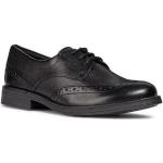 Chaussures casual Geox Agata noires en cuir verni imperméables Pointure 23 look casual pour homme 