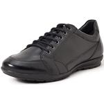 Chaussures oxford Geox Symbol noires look casual pour homme en promo 