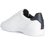 Chaussures de sport Geox blanches en caoutchouc Pointure 43 look fashion pour homme en promo 