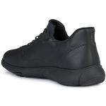 Chaussures de sport Geox Nebula noires en caoutchouc Pointure 43 look fashion pour homme 