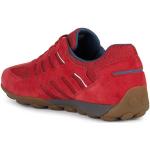 Baskets à lacets Geox Snake rouges Pointure 39 look casual pour homme 