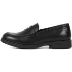 Chaussures d'automne Geox Agata noires en cuir Pointure 26 look fashion pour fille en promo 