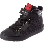 Geox Fille J Kalispera Girl G Sneakers, Black, 35 EU