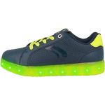 Chaussures de sport Geox vert lime en fil filet Pointure 33 look fashion pour garçon en promo 