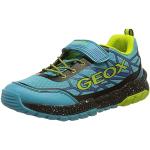 Geox Garçon J Tuono Boy B Sneakers, Lt Blue/Lime,