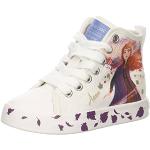 Geox Fille Jr Ciak Girl F Sneakers, White/Multicolor, 29 EU