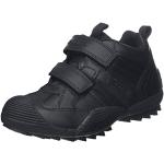 Chaussures de sport Geox Savage noires en fil filet Pointure 30 look fashion pour garçon en promo 