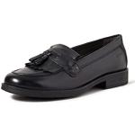 Chaussures d'automne Geox Agata noires en cuir Pointure 34 look fashion pour fille en promo 