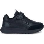 Chaussures Geox Kids noires en caoutchouc en daim Pointure 39 classiques pour garçon 
