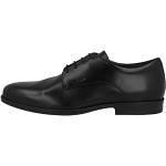 Chaussures oxford Geox noires à lacets Pointure 41 look casual pour homme en promo 
