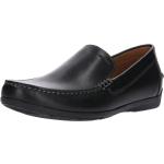 Chaussures casual Geox noires en cuir lisse à bouts ronds Pointure 40 look casual pour homme en promo 