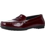 Chaussures casual Geox rouges Pointure 40 avec un talon jusqu'à 3cm look casual pour femme en promo 