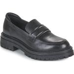 Chaussures casual Geox noires en cuir Pointure 37 look casual pour femme en promo 