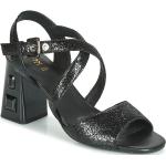 Sandales Geox noires en cuir en cuir Pointure 36 pour femme en promo 