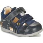 Sandales Geox Kaytan bleues en cuir Pointure 25 avec un talon jusqu'à 3cm pour enfant 
