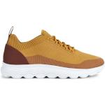 Chaussures de sport Geox beiges en daim Pointure 46 look fashion pour homme en promo 