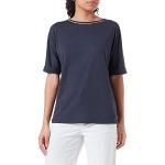 Geox W T-Shirt, Bleu Nuit, L Femme